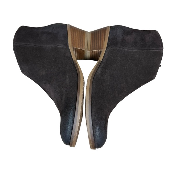 Clarks Mila Myth Dark Brown Suede Ankle Boots Women’s Size 6 1/2M NEW - Picture 4 of 7